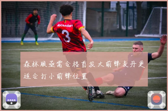森林狼亟需合格首发大前锋麦丹更适合打小前锋位置